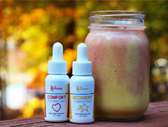 Creamy Strawberry Peach Smoothie for PTSD