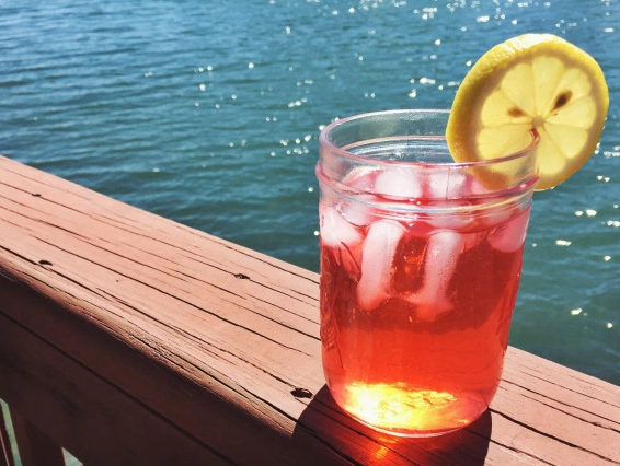 Hibiscus Tea from Fresh Flowers